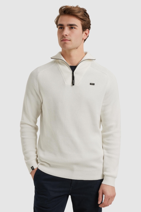 Vanguard half zip collar cotton structure